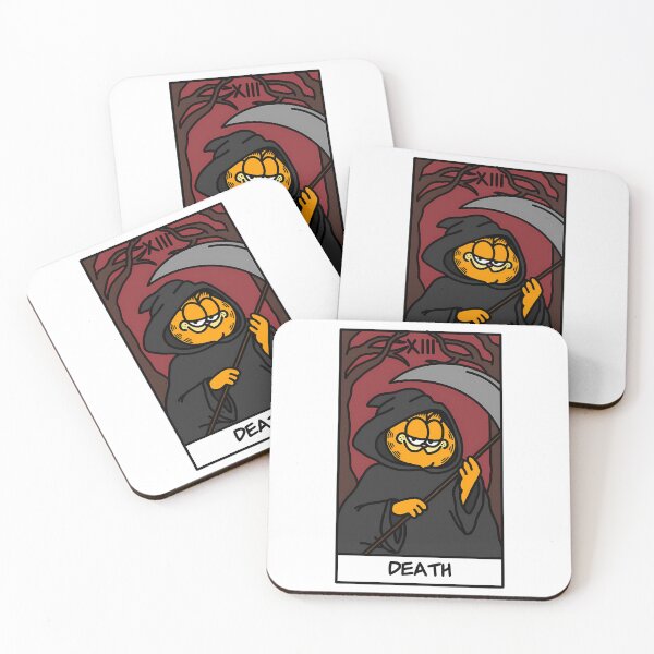 Item preview, The Death Tarot Card But It'S Garfield designed and sold by CHOL-eBuCKMAN.