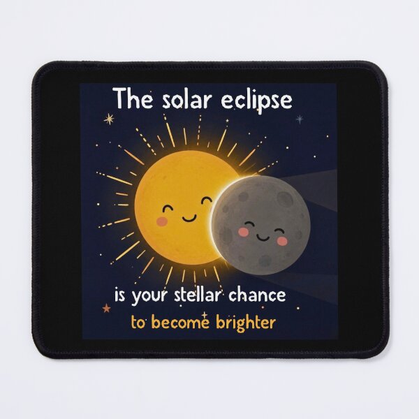Item preview, “The solar eclipse is your stellar chance to become brighter” Design designed and sold by hypnoses.