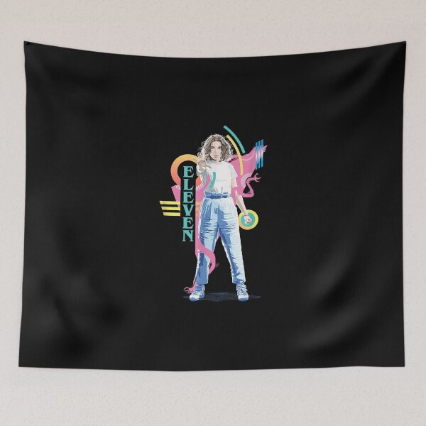 Item preview, Stranger Things Vintage Retro Eleven Superpowered 80's Icon designed and sold by thesameperson45.