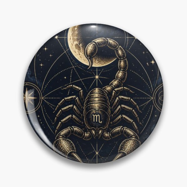 Item preview, Scorpio Zodiac Sign Vintage Celestial Astrology Art designed and sold by Tee-Pulse.