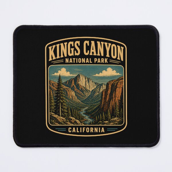 Item preview, Kings Canyon National Park - California designed and sold by GoodOldVintage.