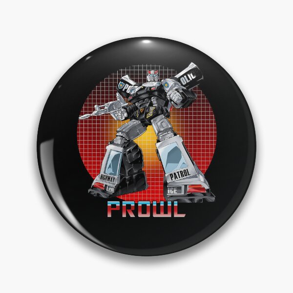 Item preview, Mecha Robot Warrior Holding Weapon On Red Grid Circle designed and sold by Ismail70.