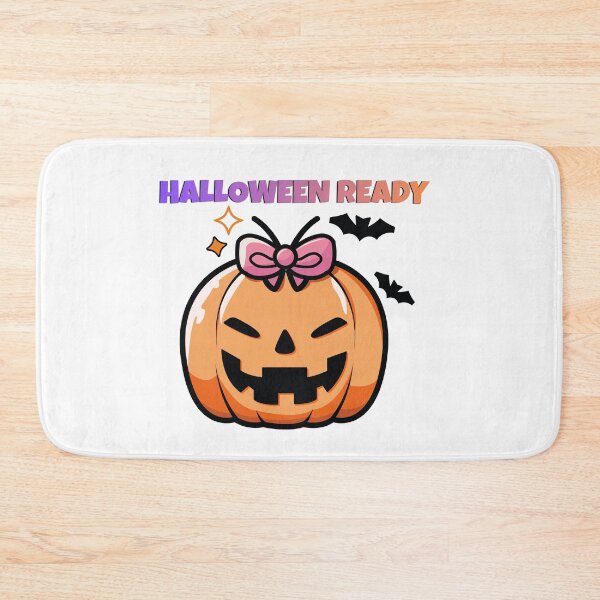 Item preview, Cute Bow Pumpkin Halloween Ready  designed and sold by StudioBhavna.