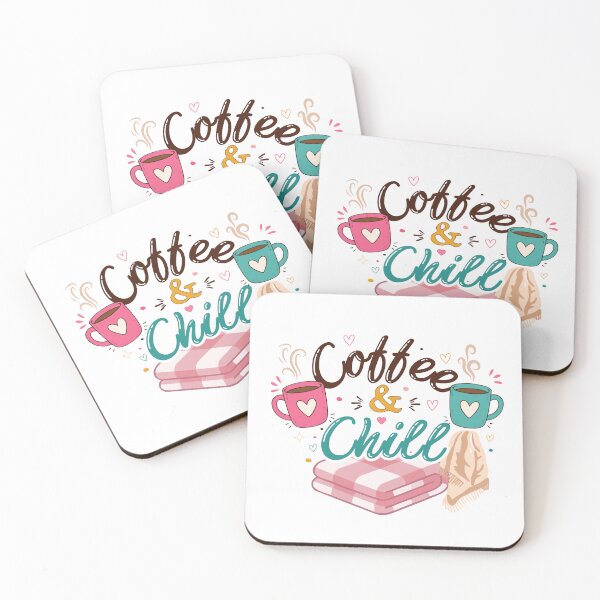 Item preview, Coffee & Chill Typography designed and sold by LuLuStore8.