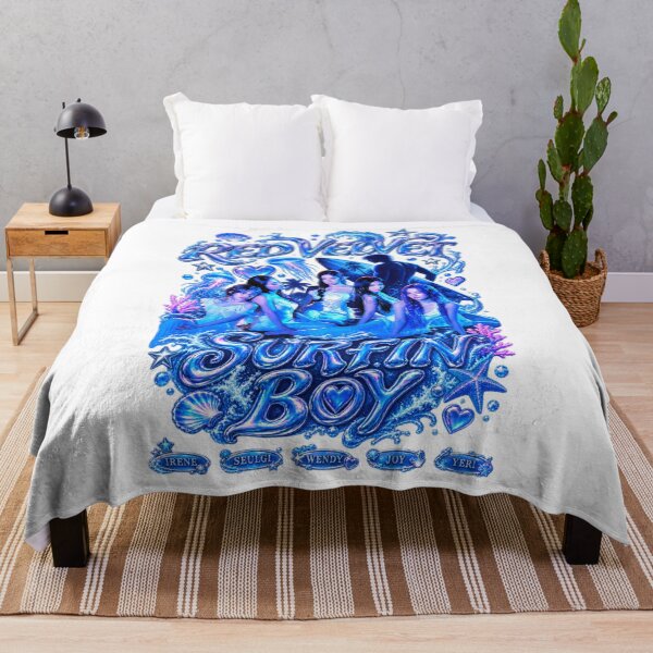 Aperçu de l'œuvre Red Velvet Surfin Boy Groupe complet Fantaisie sous-marine créée et vendue par Valereekmerch.