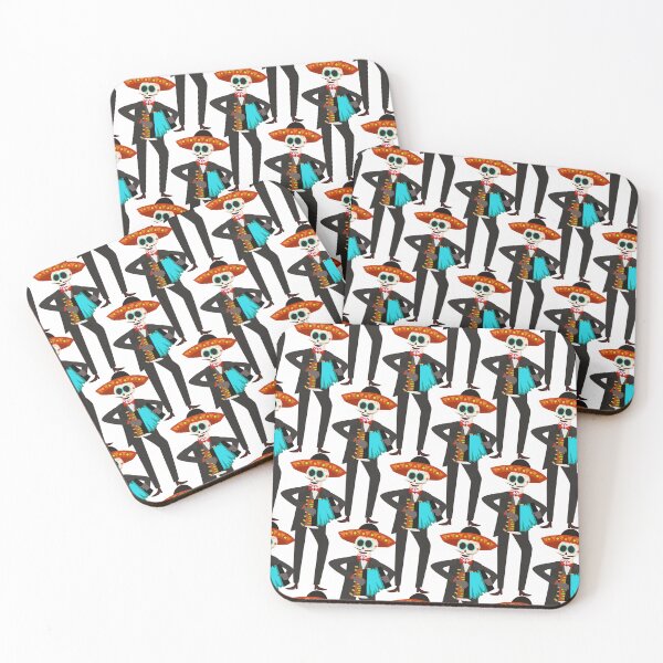 Item preview, Dia de los Muertos Accordion Skeleton Mariachi Pattern designed and sold by NAMASTHE WORLD.
