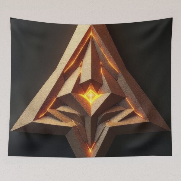 Item preview, Golden arrow beam in the dark abyss designed and sold by Mianku | Für das Leben.