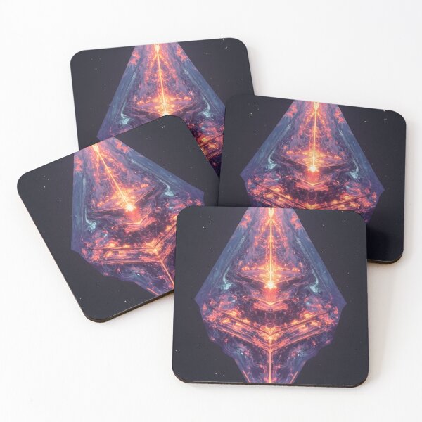 Item preview, Cosmic crystal formation glows in the darkness designed and sold by Mianku | Für das Leben.