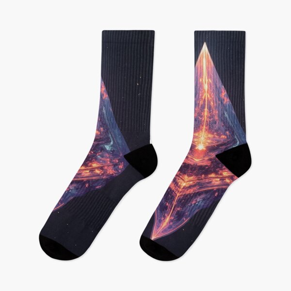 Item preview, Cosmic crystal formation glows in the darkness designed and sold by Mianku | Für das Leben.
