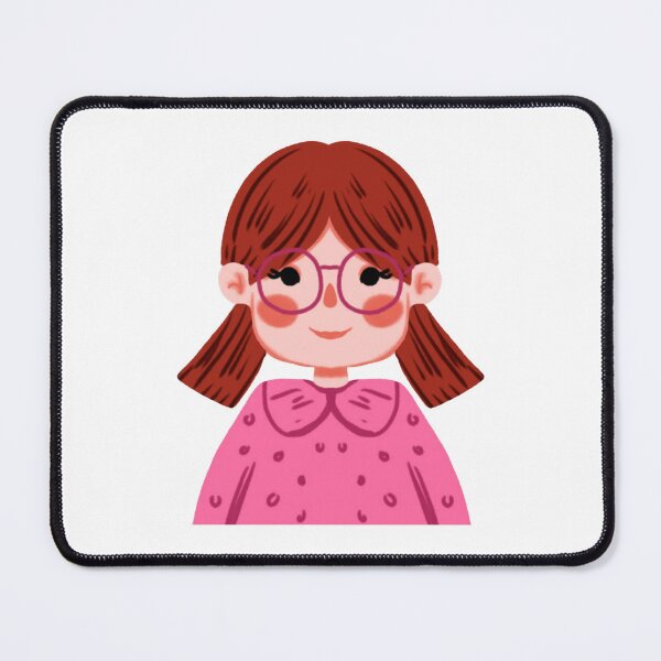 Item preview, Cute Little Girl Cartoon Sweet Red Hair Pigtails Design designed and sold by FiaARTROOMa.