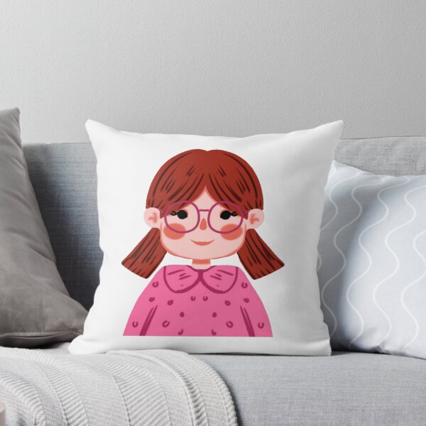 Item preview, Cute Little Girl Cartoon Sweet Red Hair Pigtails Design designed and sold by FiaARTROOMa.
