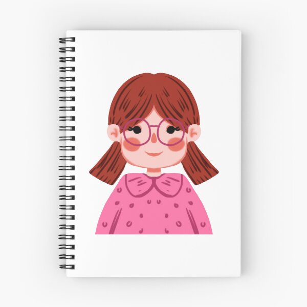Item preview, Cute Little Girl Cartoon Sweet Red Hair Pigtails Design designed and sold by FiaARTROOMa.