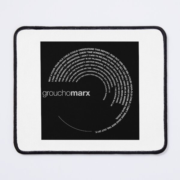 Item preview, Groucho Marx Famous Quotes Poster Silver designed and sold by HENLeyCos-GROV.