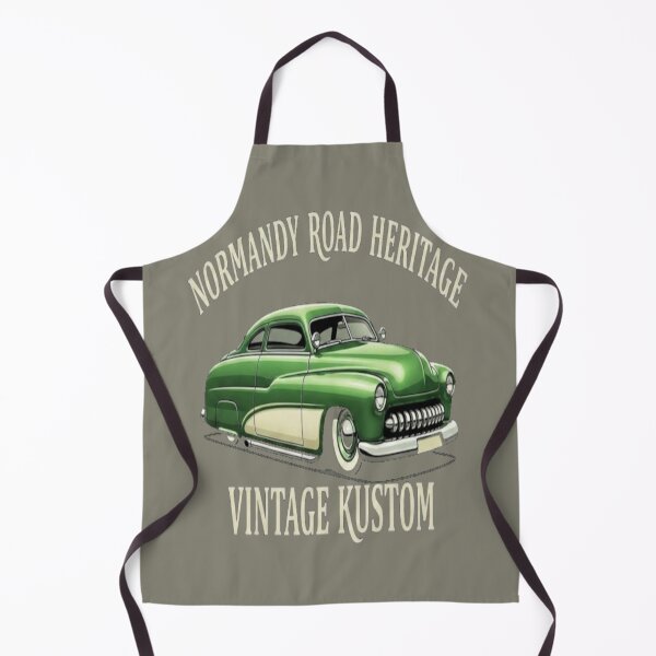 Item preview, 1951 Mercury Custom Vintage Kustom Car Retro Americana Art designed and sold by Normandy Road Heritage™ - Vintage Garage Art.