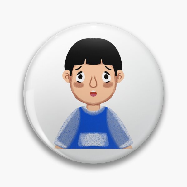 Item preview, Sad Boy Cartoon Emotional Melancholy Cute Child Art designed and sold by FiaARTROOMa.