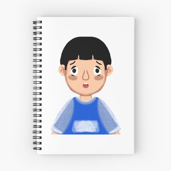 Item preview, Sad Boy Cartoon Emotional Melancholy Cute Child Art designed and sold by FiaARTROOMa.