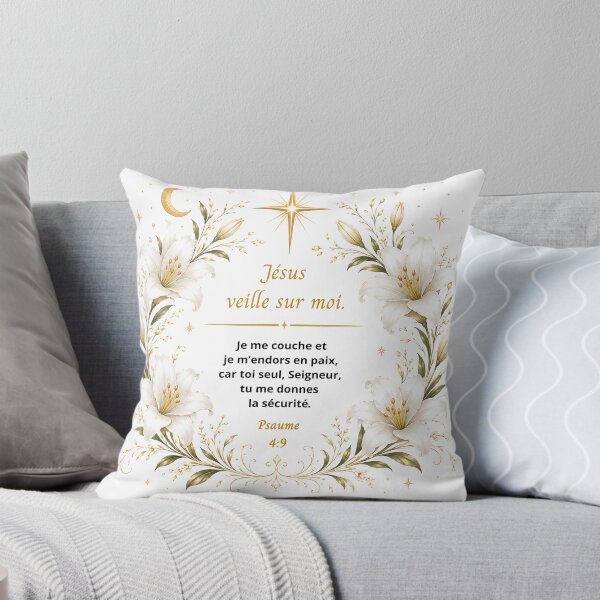 Item preview, Jesus watches over me – Psalm 4:9 | Peace, Protection & Sleep designed and sold by Herami.