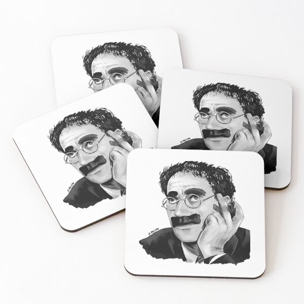 Item preview, Groucho Marx Illustration By Burro designed and sold by HENLeyCos-GROV.