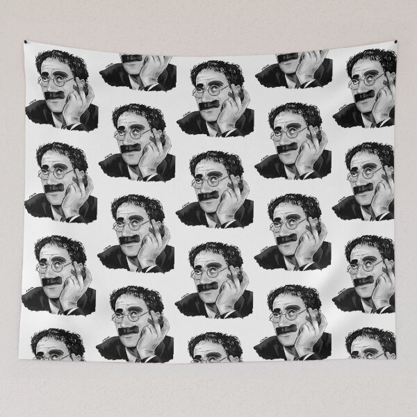 Item preview, Groucho Marx Illustration By Burro designed and sold by HENLeyCos-GROV.