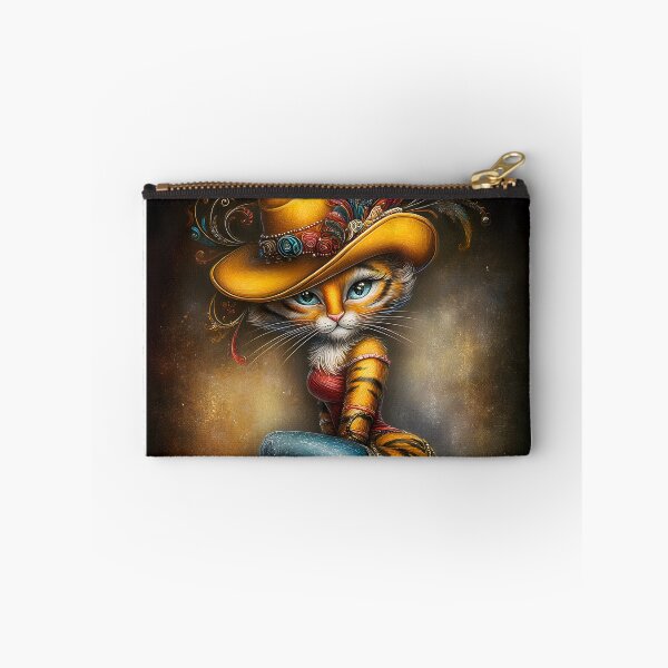 Item preview, Stylish Cat in Cowboy Outfit with Hat and Boots designed and sold by Artessie.