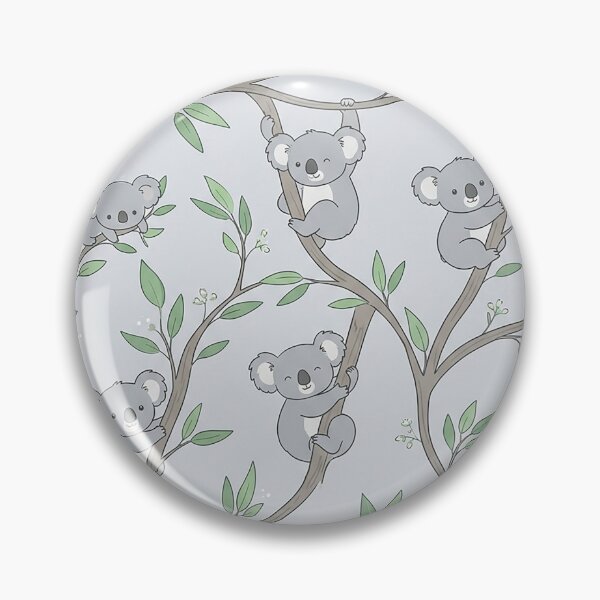 Item preview, Cute Koala Seamless Pattern – Adorable Australian Animal Tree Design by MNS designed and sold by ashenlocs.