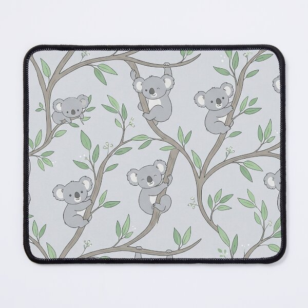 Item preview, Cute Koala Seamless Pattern – Adorable Australian Animal Tree Design by MNS designed and sold by ashenlocs.