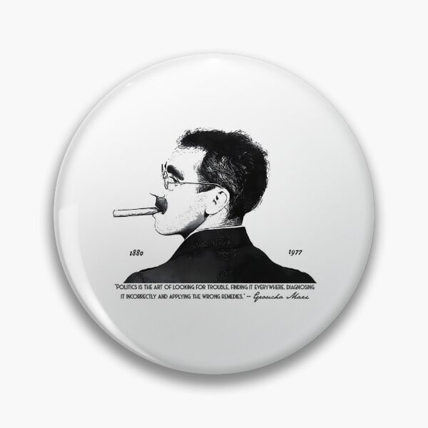 Item preview, Groucho Marx On Politics - The Marx Brothers designed and sold by HENLeyCos-GROV.