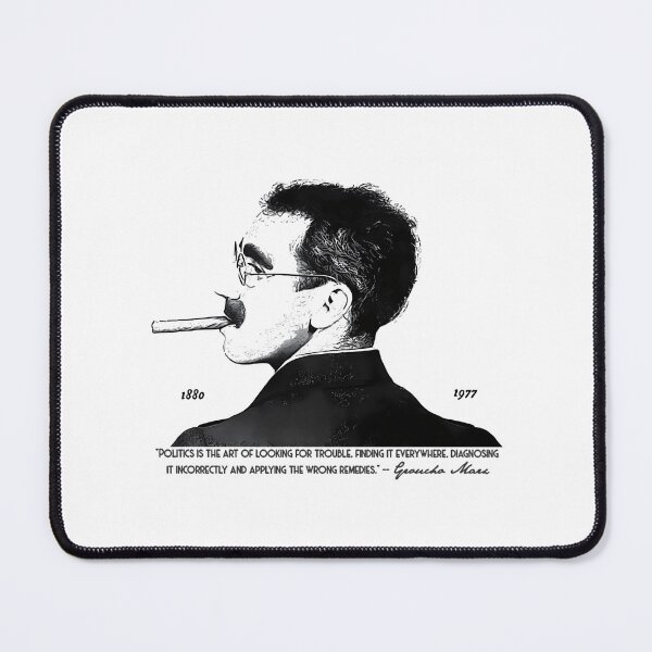 Item preview, Groucho Marx On Politics - The Marx Brothers designed and sold by HENLeyCos-GROV.