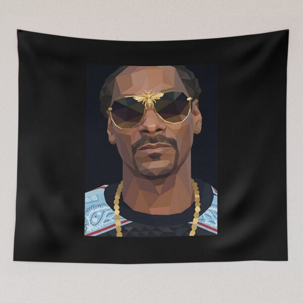 Item preview, Snoop dogg lowpoly style designed and sold by masamunekarang.