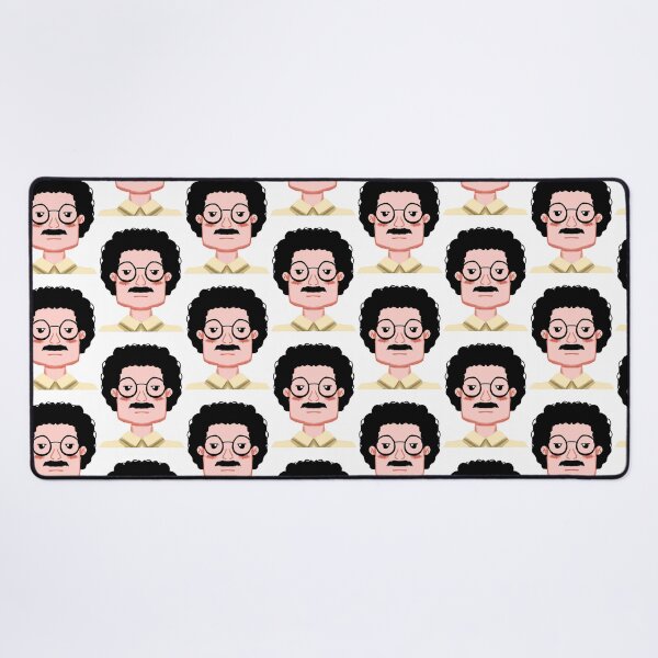 Item preview, A Man Cartoon Funny Afro Mustache Nerd Dad Graphic designed and sold by FiaARTROOMa.