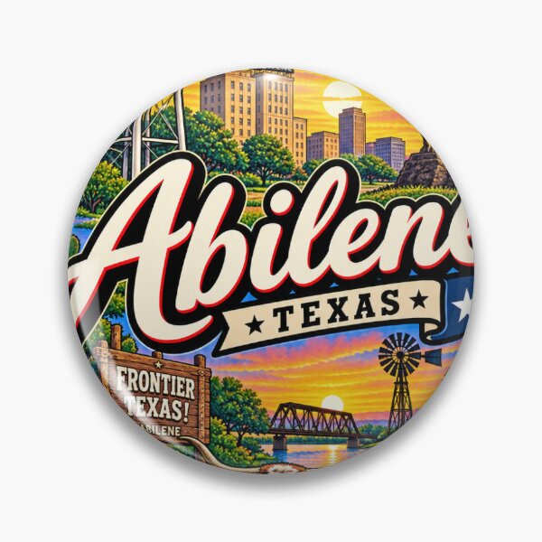 Item preview, Abilene Texas Art designed and sold by Red-Official.