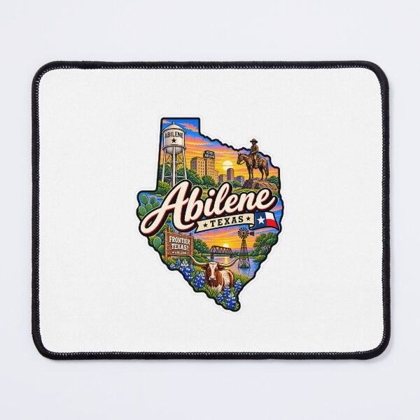 Item preview, Abilene Texas Art designed and sold by Red-Official.