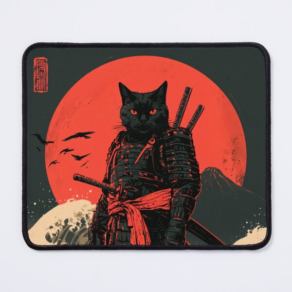 Item preview, Copy of Samurai Cat Japanese Ukiyo-e Warrior designed and sold by GrinGalore.