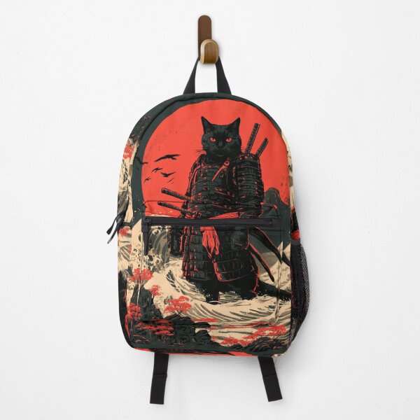 Item preview, Copy of Samurai Cat Japanese Ukiyo-e Warrior designed and sold by GrinGalore.