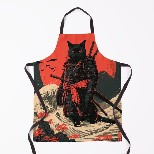 Item preview, Copy of Samurai Cat Japanese Ukiyo-e Warrior designed and sold by GrinGalore.