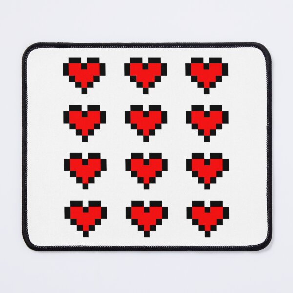 Item preview, 12 Pixel Hearts - Red  designed and sold by KatsCrosses.