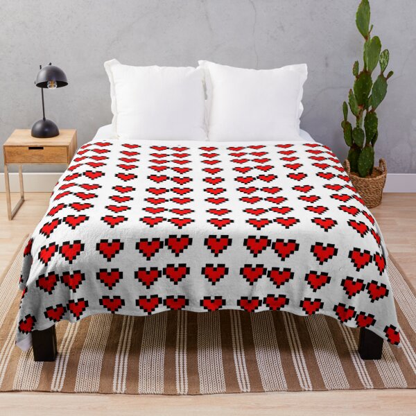 Item preview, 12 Pixel Hearts - Red designed and sold by KatsCrosses.