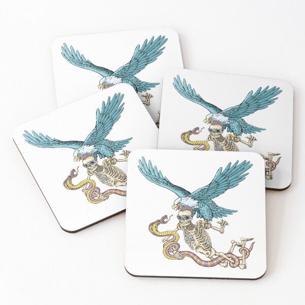 Item preview, Eagle and Skeleton with Snake designed and sold by GunazaArt.