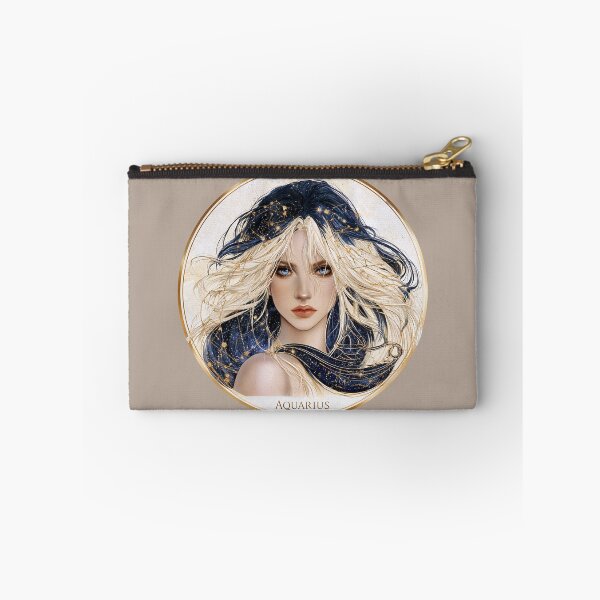 Item preview, Aquarius Zodiac Woman Astrology Celestial Water Bearer Constellation PNG designed and sold by MythicMood.