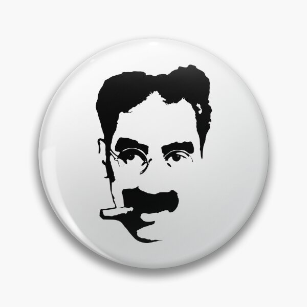 Item preview, Groucho Marx Pop Art Portrait In Black And White designed and sold by HENLeyCos-GROV.
