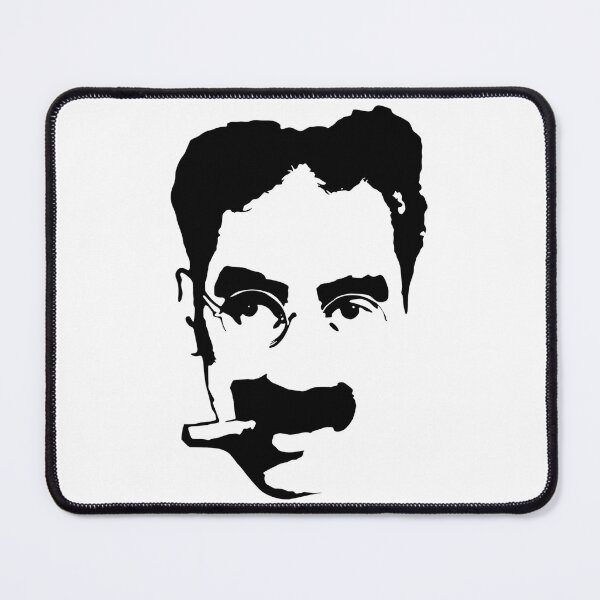 Item preview, Groucho Marx Pop Art Portrait In Black And White designed and sold by HENLeyCos-GROV.