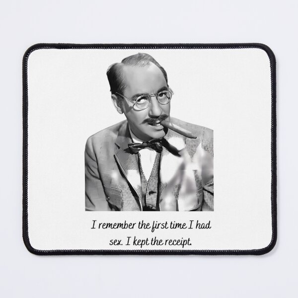 Item preview, Groucho Marx Quote designed and sold by HENLeyCos-GROV.