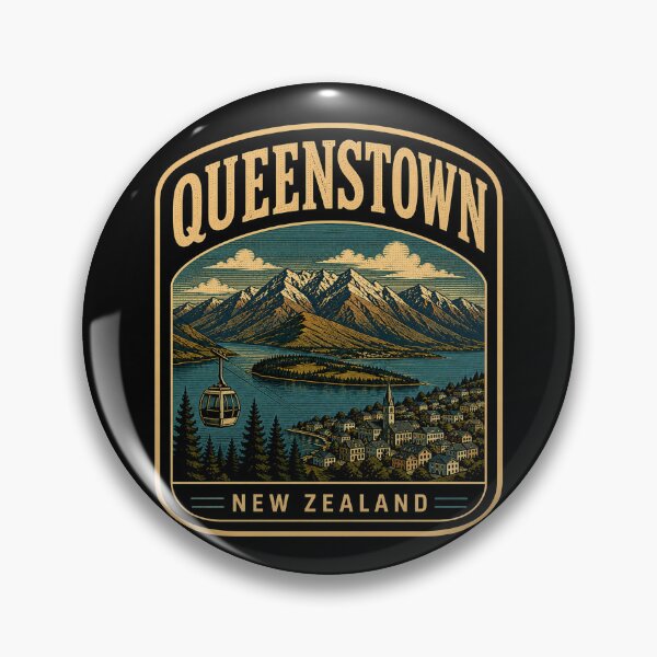 Item preview, Queenstown - New Zealand designed and sold by GoodOldVintage.