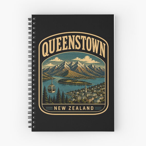 Item preview, Queenstown - New Zealand designed and sold by GoodOldVintage.