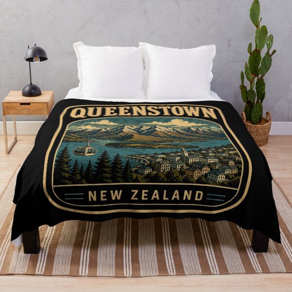 Item preview, Queenstown - New Zealand designed and sold by GoodOldVintage.
