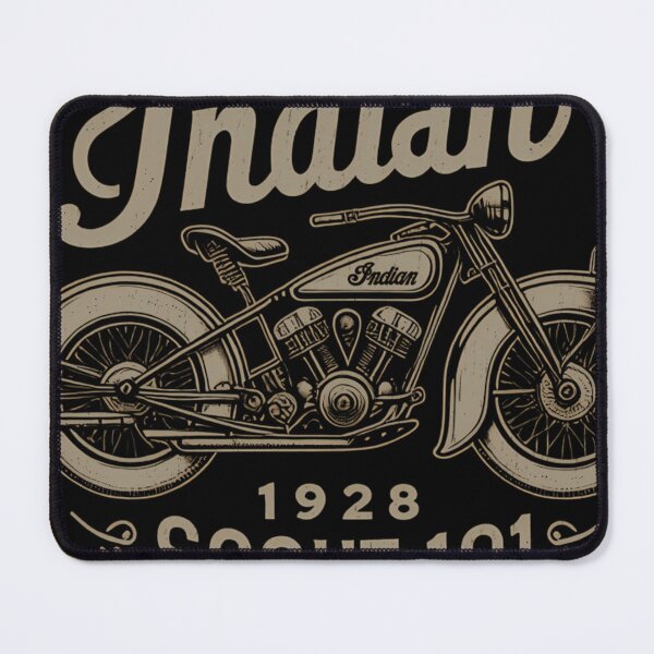Item preview, Indian Scout 101 1928 Motorcycle Distress Fan Art designed and sold by TiaFosber.