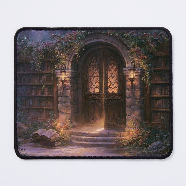 Item preview, Enchanted library hidden in the forest | Magic | Witchy decor designed and sold by Schmidsi.