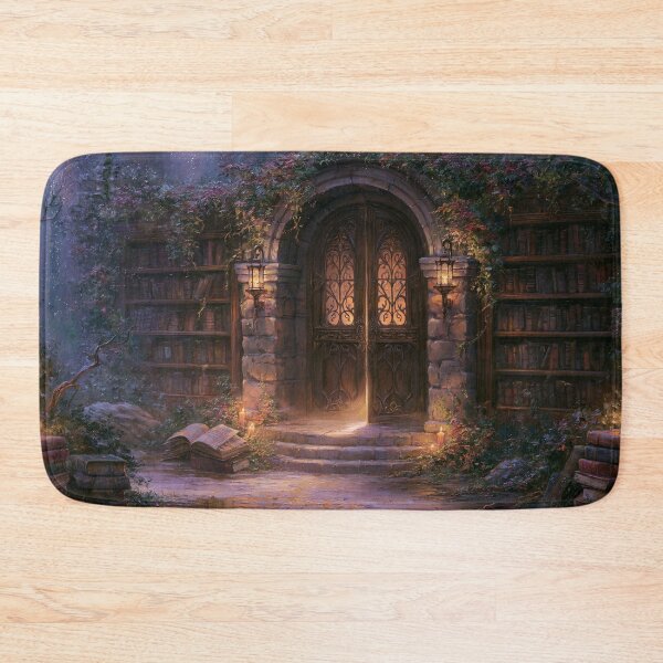 Item preview, Enchanted library hidden in the forest | Magic | Witchy decor designed and sold by Schmidsi.