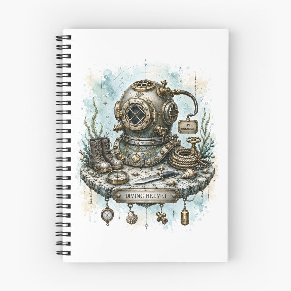 Item preview, Abysspunk Diving Helmet - Depth Unknown Relic designed and sold by Shadow Sprite Art.