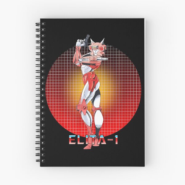 Item preview, Female Mecha Robot Holding Handgun On Red Grid Circle designed and sold by Toddyco.